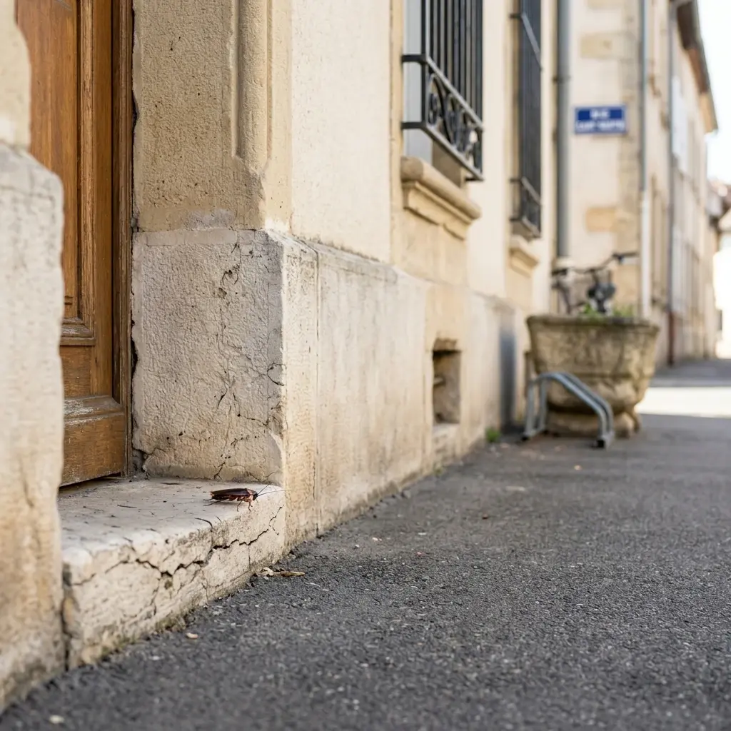 Déroulement de l’intervention de dératisation des cafards en Moselle