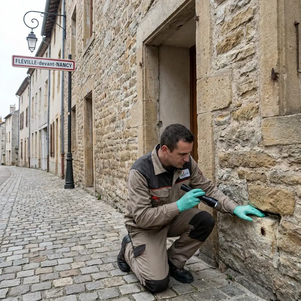 Comment se déroule l'intervention à Fléville-devant-Nancy ?