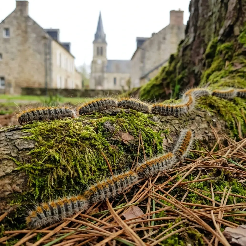 Reconnaître une infestation de chenilles processionnaires dans les Ardennes