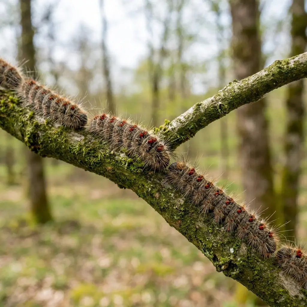 Comment identifier une infestation de chenilles dans la Meuse ?