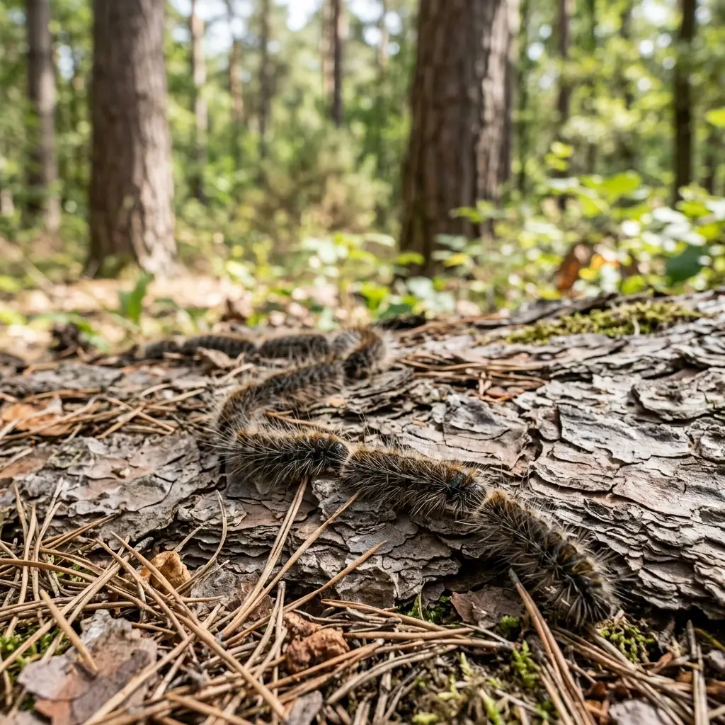 Reconnaître une infestation de chenilles processionnaires dans le Nord