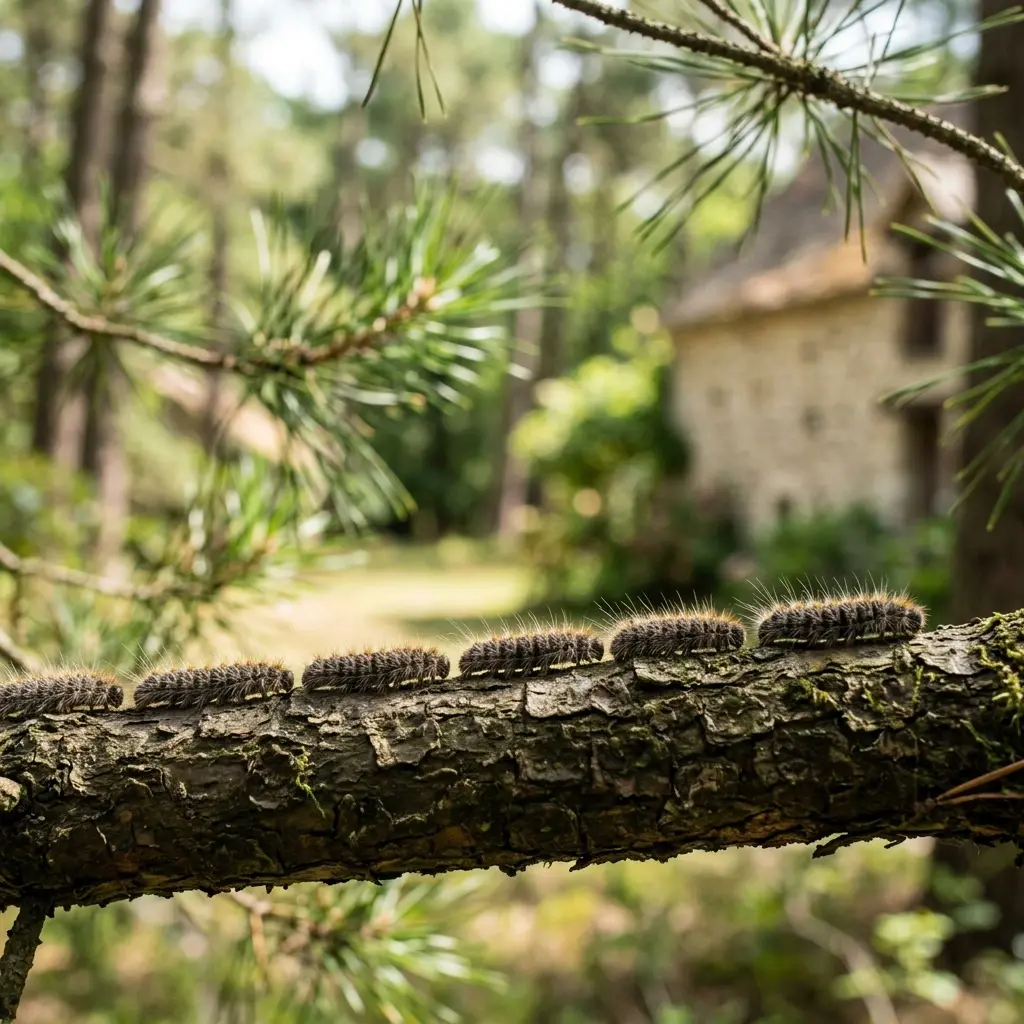 Comment identifier une invasion de chenilles dans l'Oise ?