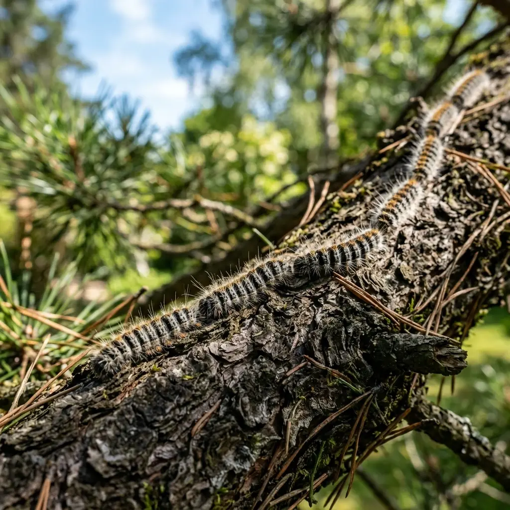 Reconnaître une infestation de chenilles processionnaires dans le Pas-de-Calais