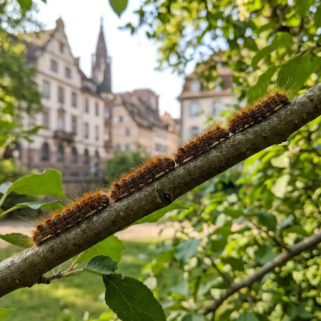 Identifier une infestation de chenilles processionnaires dans le Bas-Rhin