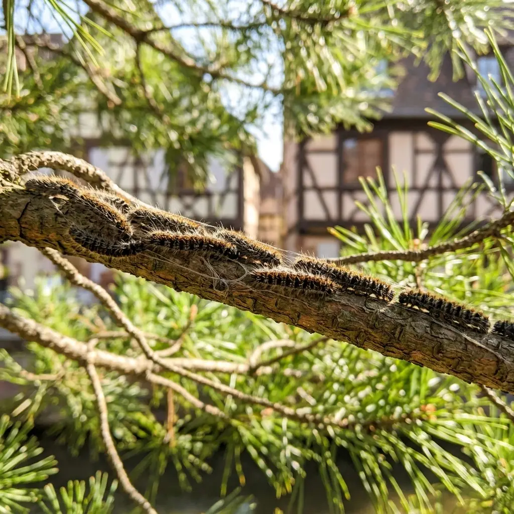 Identifier l'invasion de chenilles processionnaires dans le Haut-Rhin