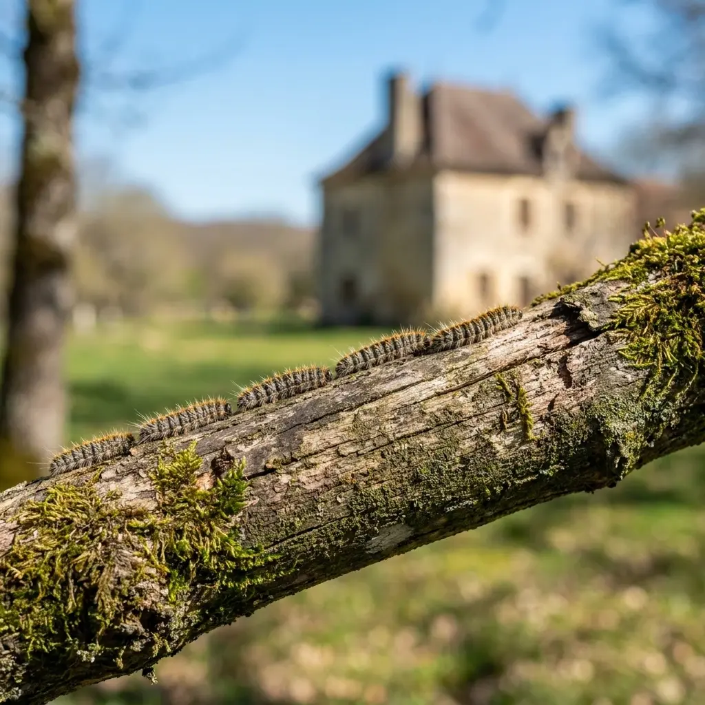 Reconnaître une infestation de chenilles processionnaires dans l'Essonne