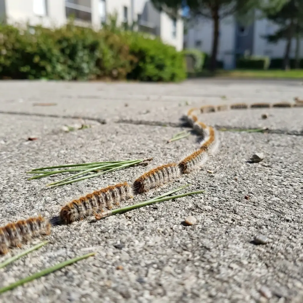 Comment identifier une invasion de chenilles processionnaires dans le Val-d'Oise ?