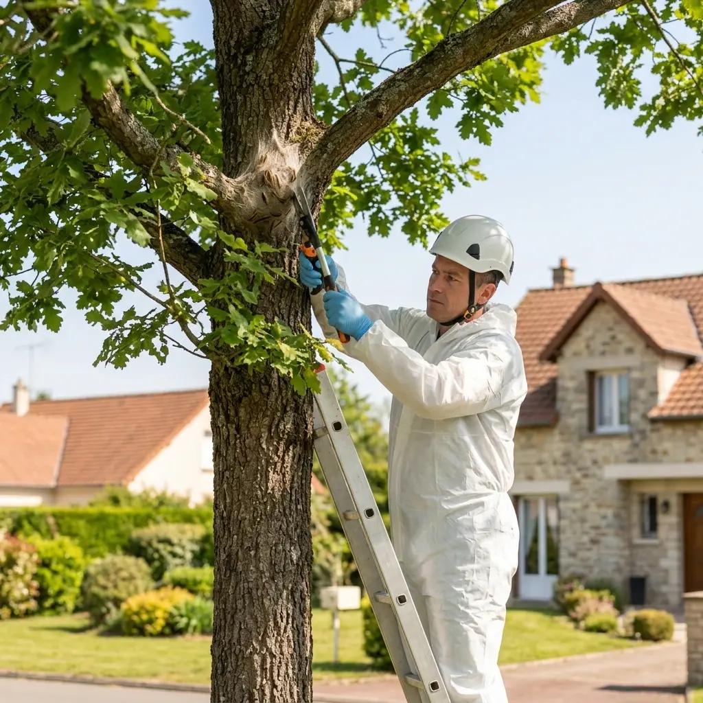 Notre méthode de traitement de la chenille processionnaire à Chauny