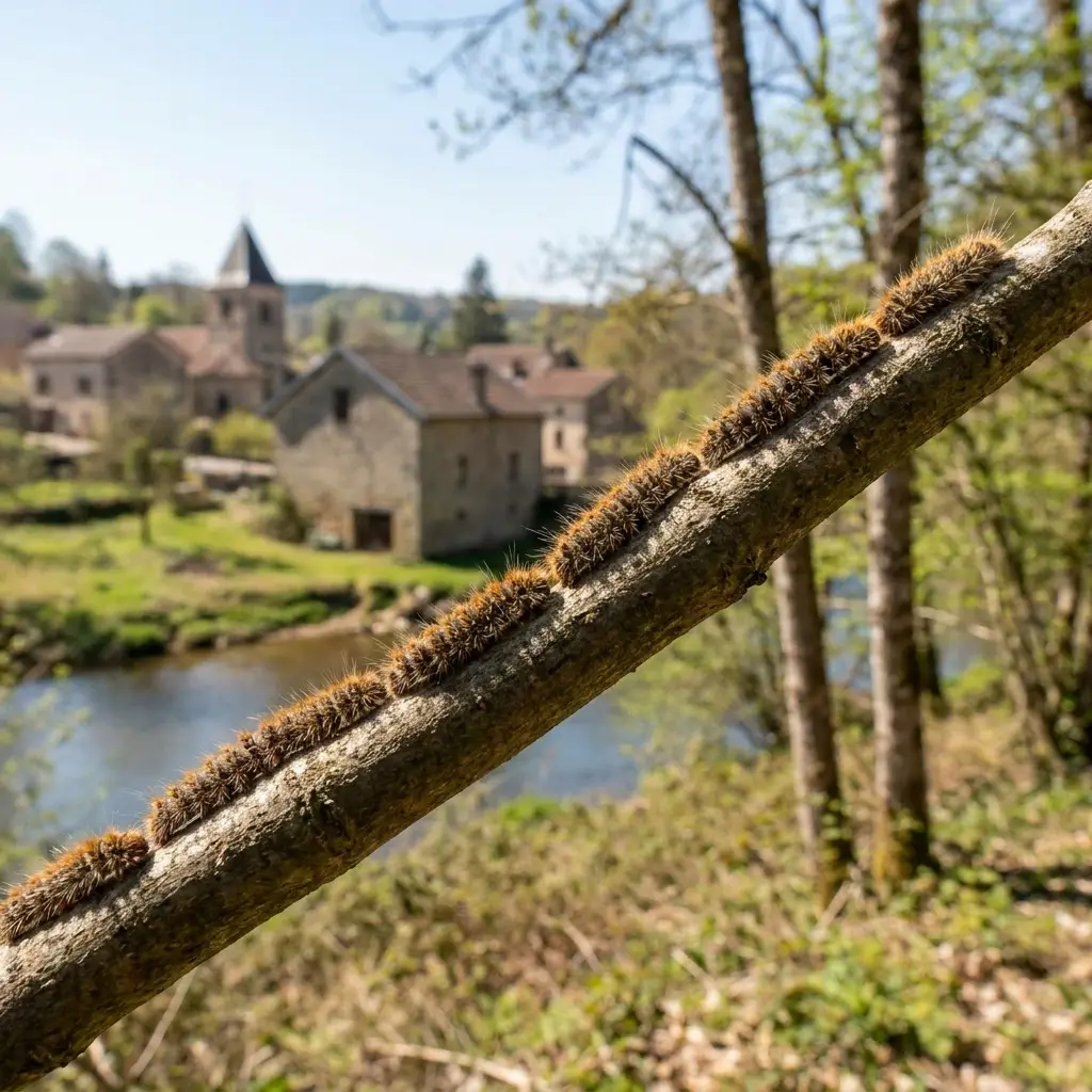 Un traitement professionnel pour éradiquer les larves urticantes