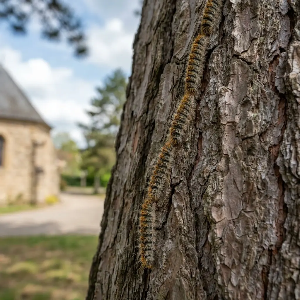 Un traitement ciblé pour éradiquer les larves urticantes