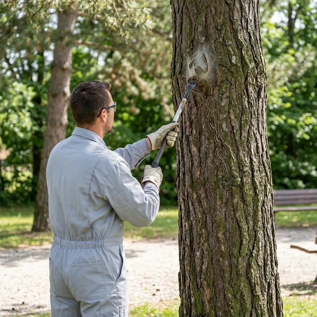 Lutte efficace contre les larves urticantes