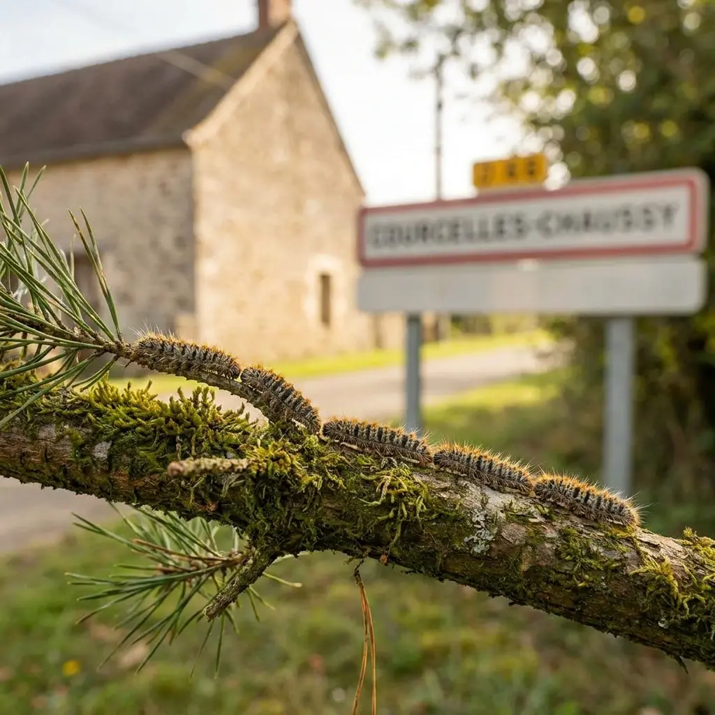 Comment se déroule l'intervention à Courcelles-Chaussy ?