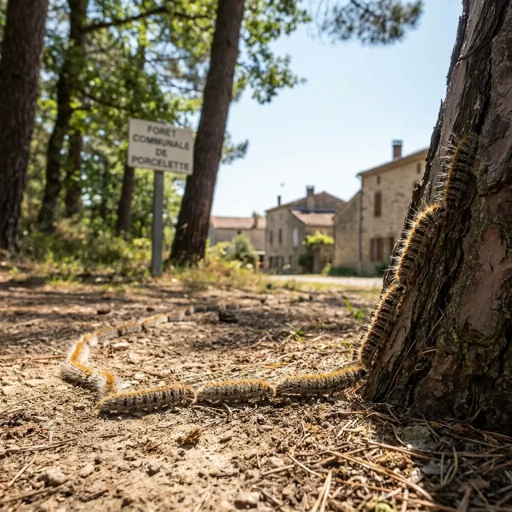 Comment se déroule l'intervention à Porcelette ?