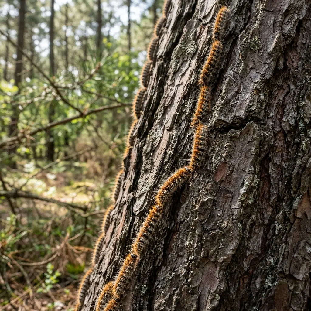 Comment réagir face à une invasion de chenilles à Wallers