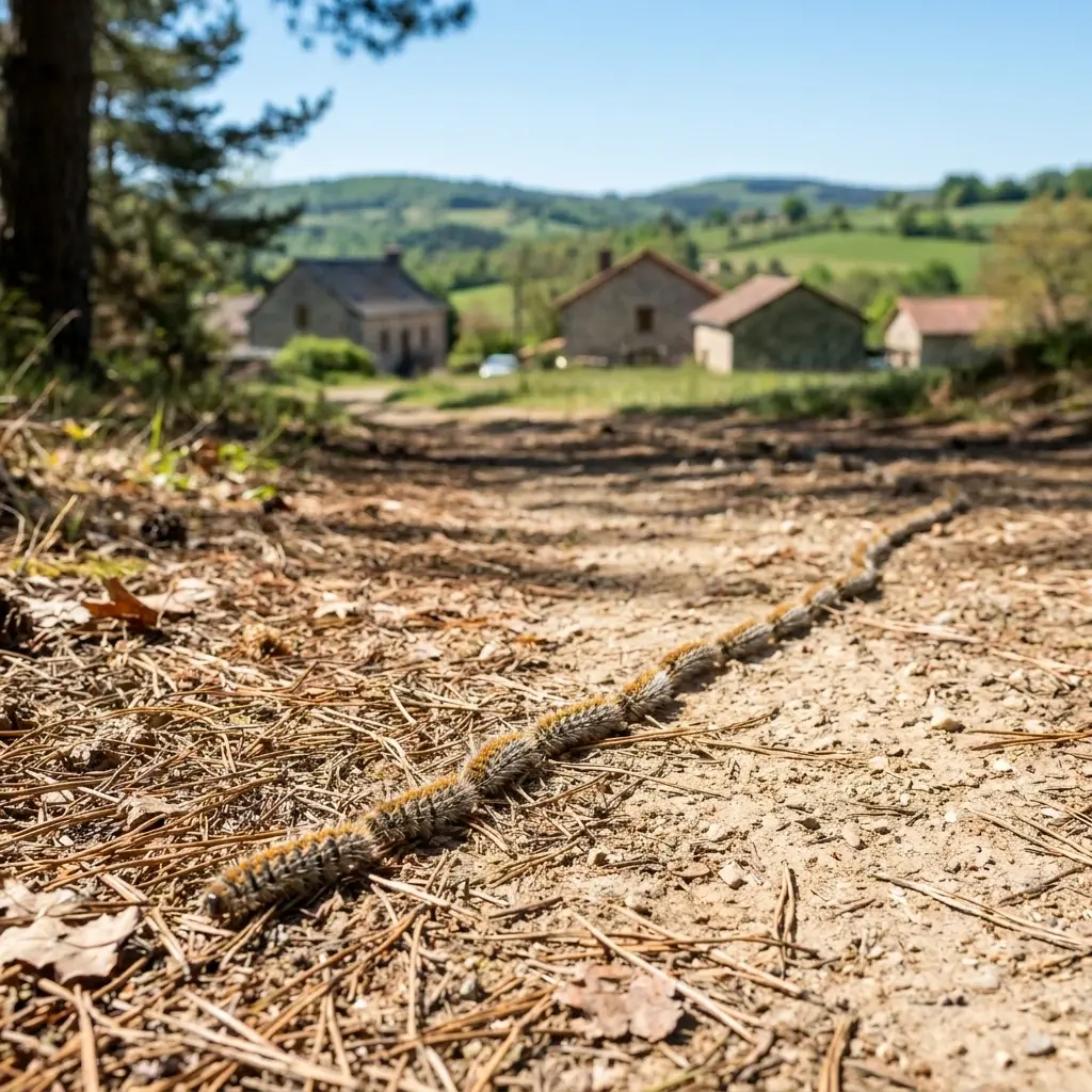Une approche technique pour éliminer les nids de chenilles