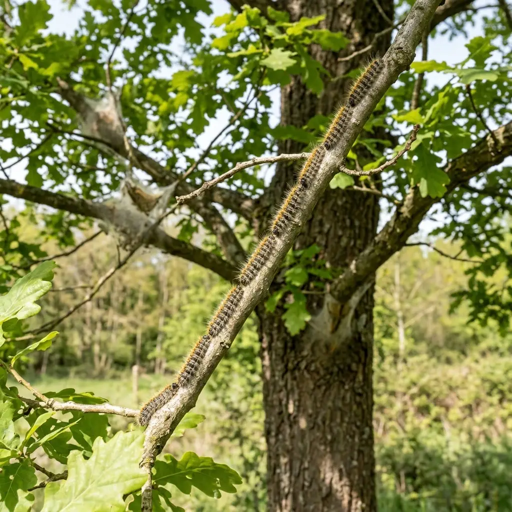 Comment réagir face aux chenilles processionnaires à Crespin ?