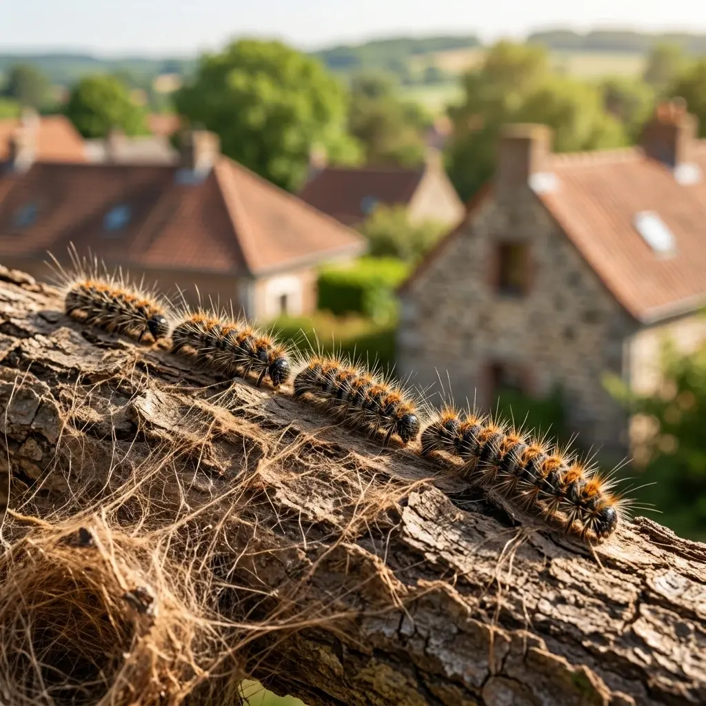 Un protocole rigoureux pour éradiquer les chenilles