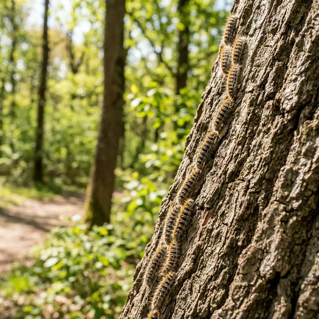 Comment réagir face à une invasion de chenilles à Rœulx ?