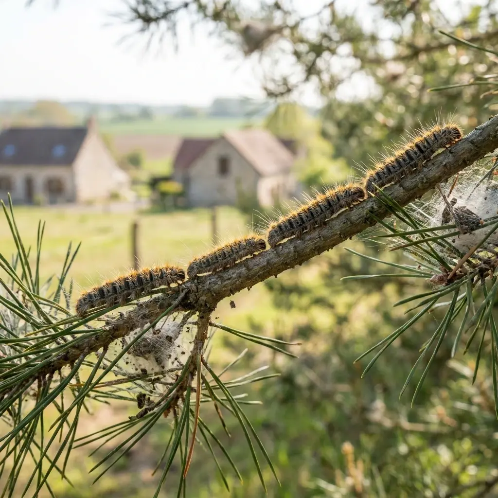 Comment réagir face aux chenilles processionnaires à Hérin ?