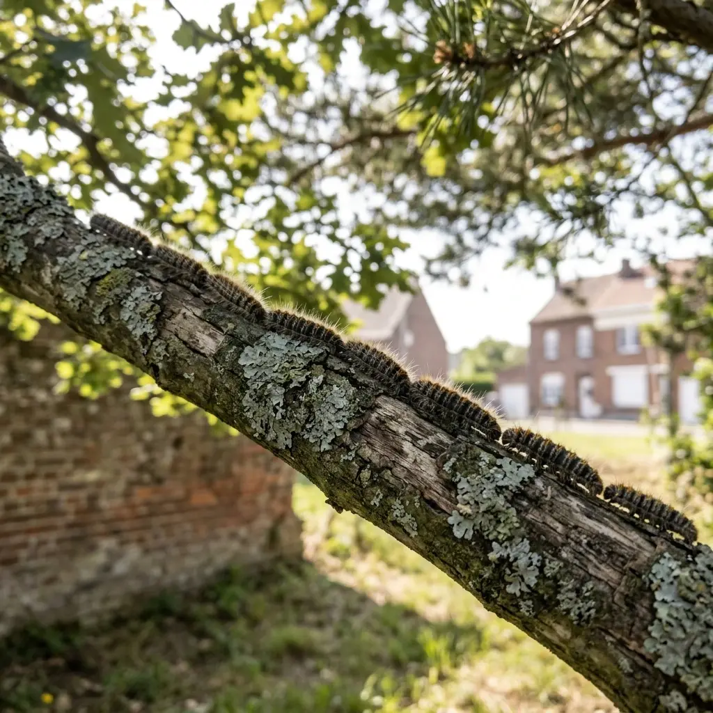 Comment prévenir et réagir face aux chenilles processionnaires à Denain