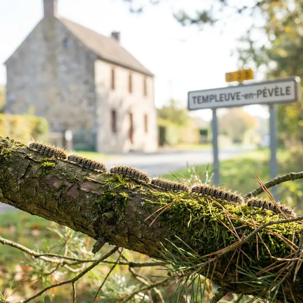 Comment réagir face aux chenilles processionnaires dans le Nord