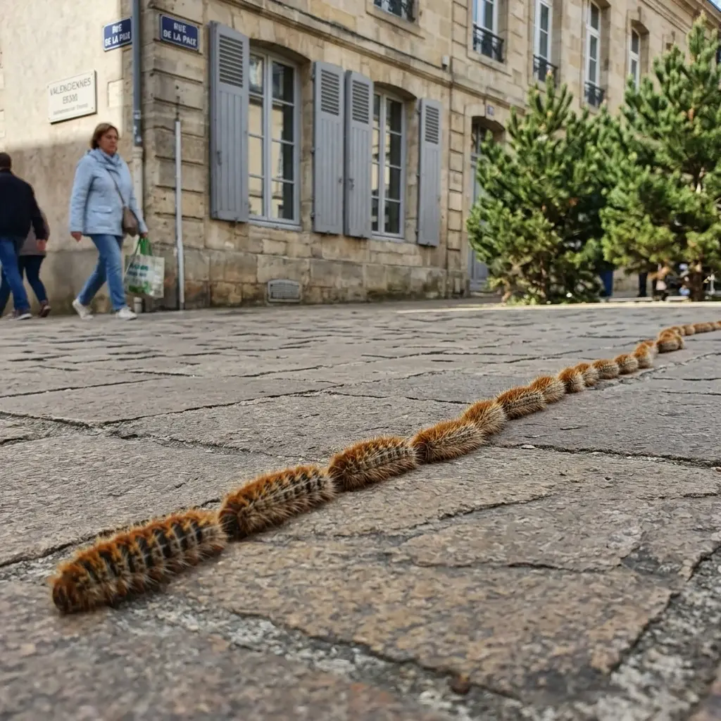 Notre stratégie d'éradication des larves urticantes