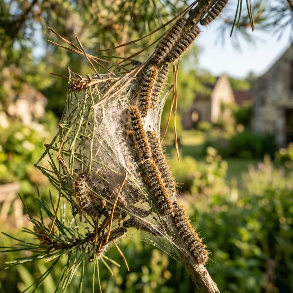 Comment réagir face à une invasion de chenilles à Bourbourg ?