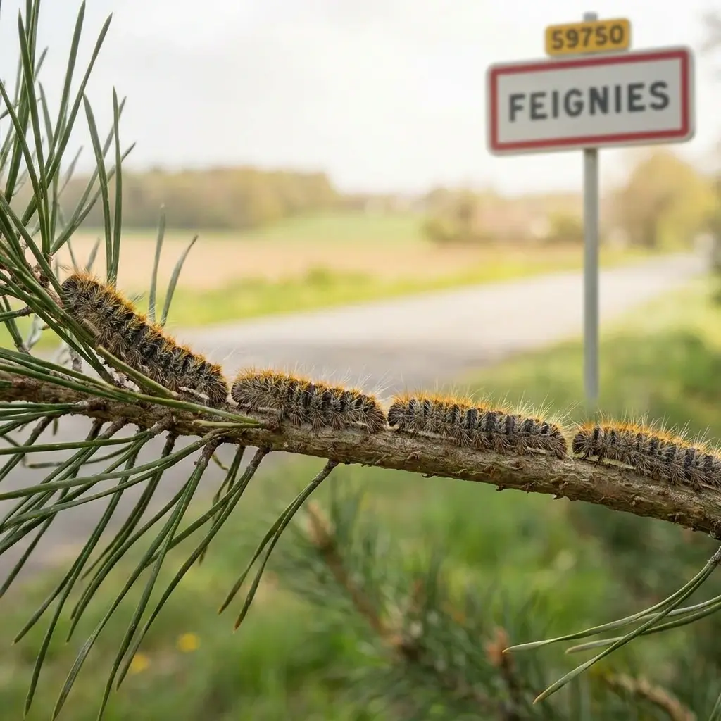 Une approche technique pour éradiquer les larves urticantes