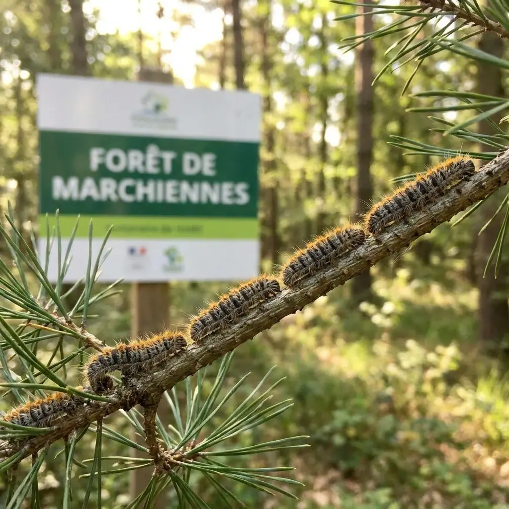 Chenille processionnaire Marchiennes (59870)