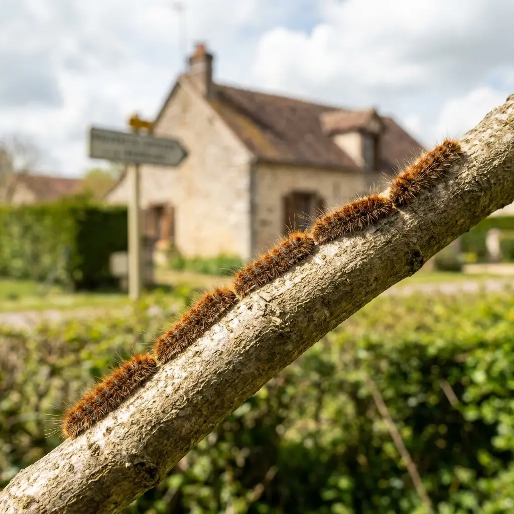 Comment réagir face aux chenilles processionnaires dans le Nord