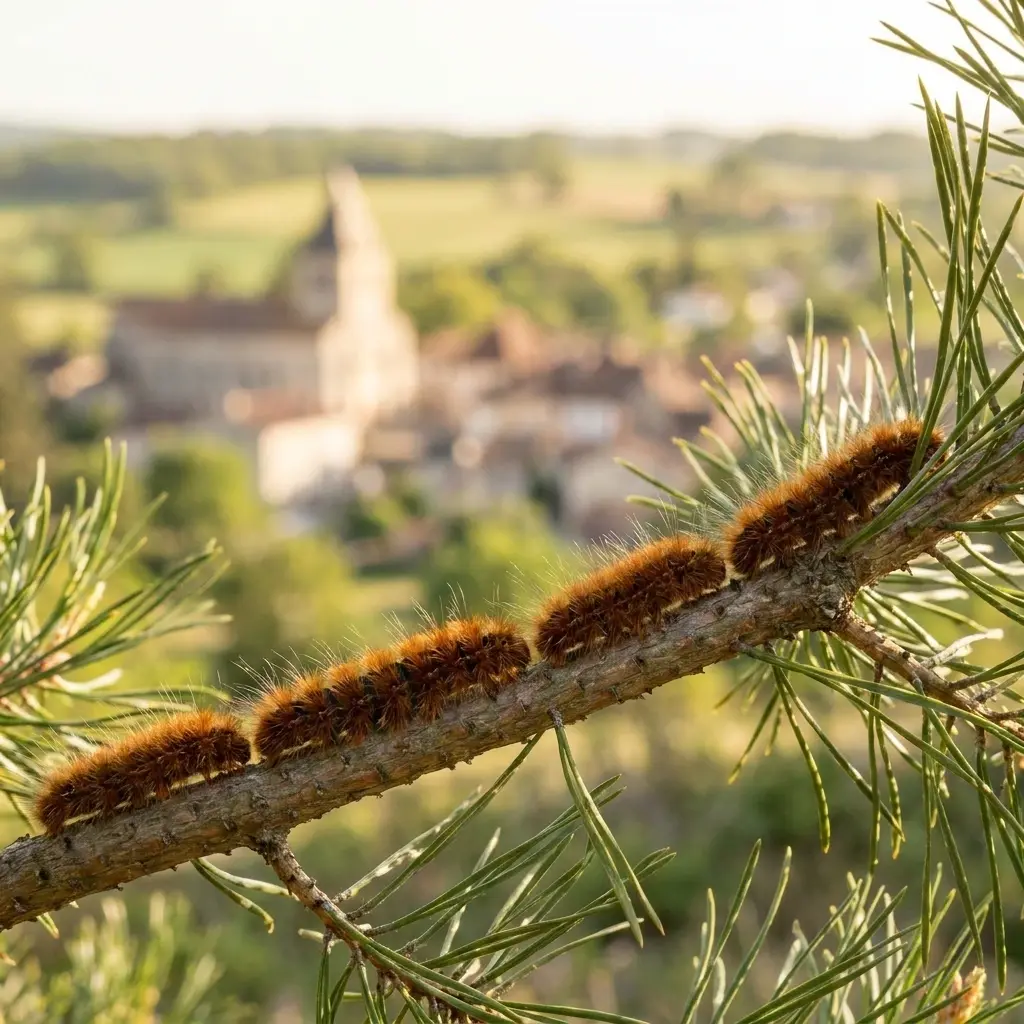 Les bons gestes pour prévenir l'invasion des chenilles à Saultain