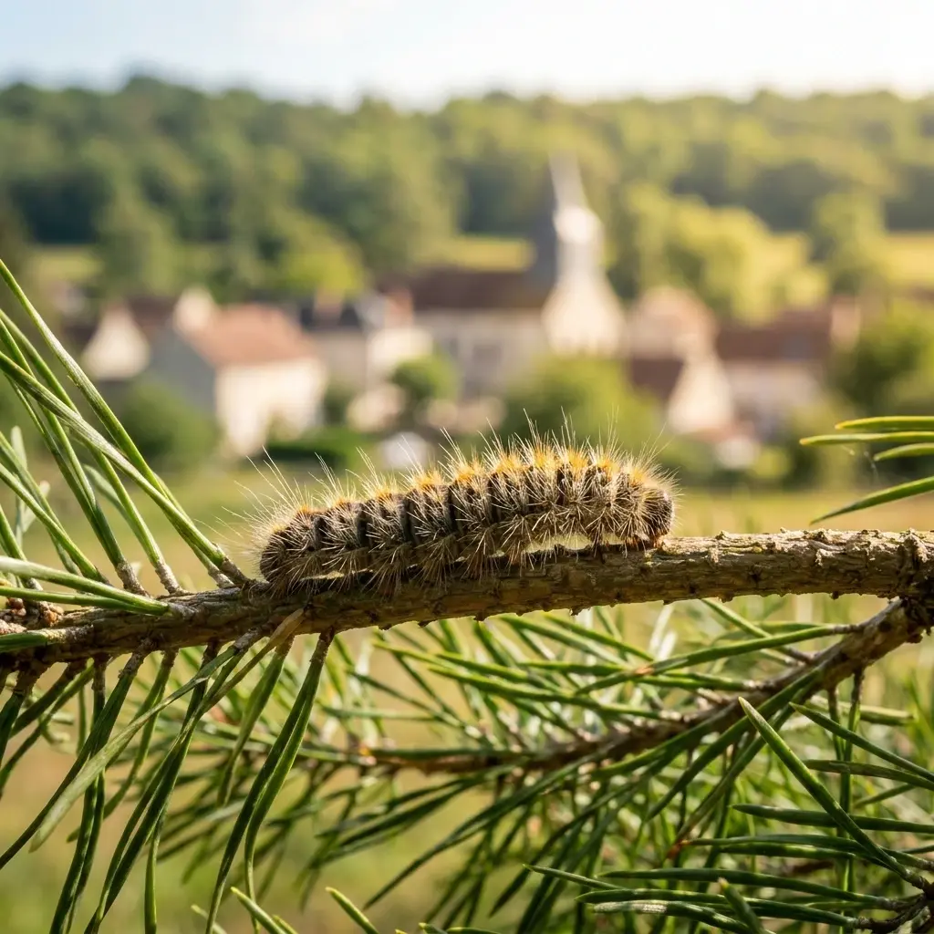 Une stratégie de lutte ciblée contre les larves urticantes