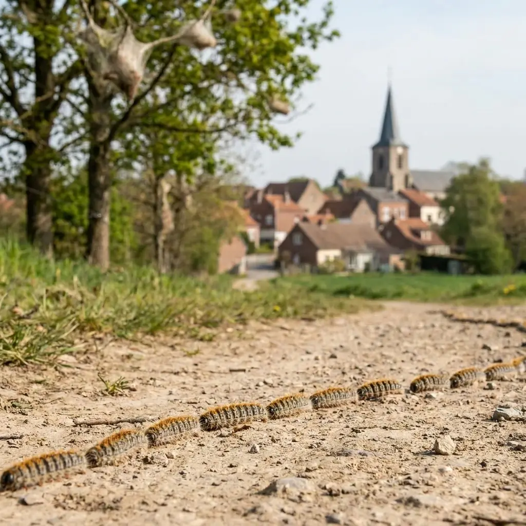 Notre stratégie d'éradication des larves urticantes