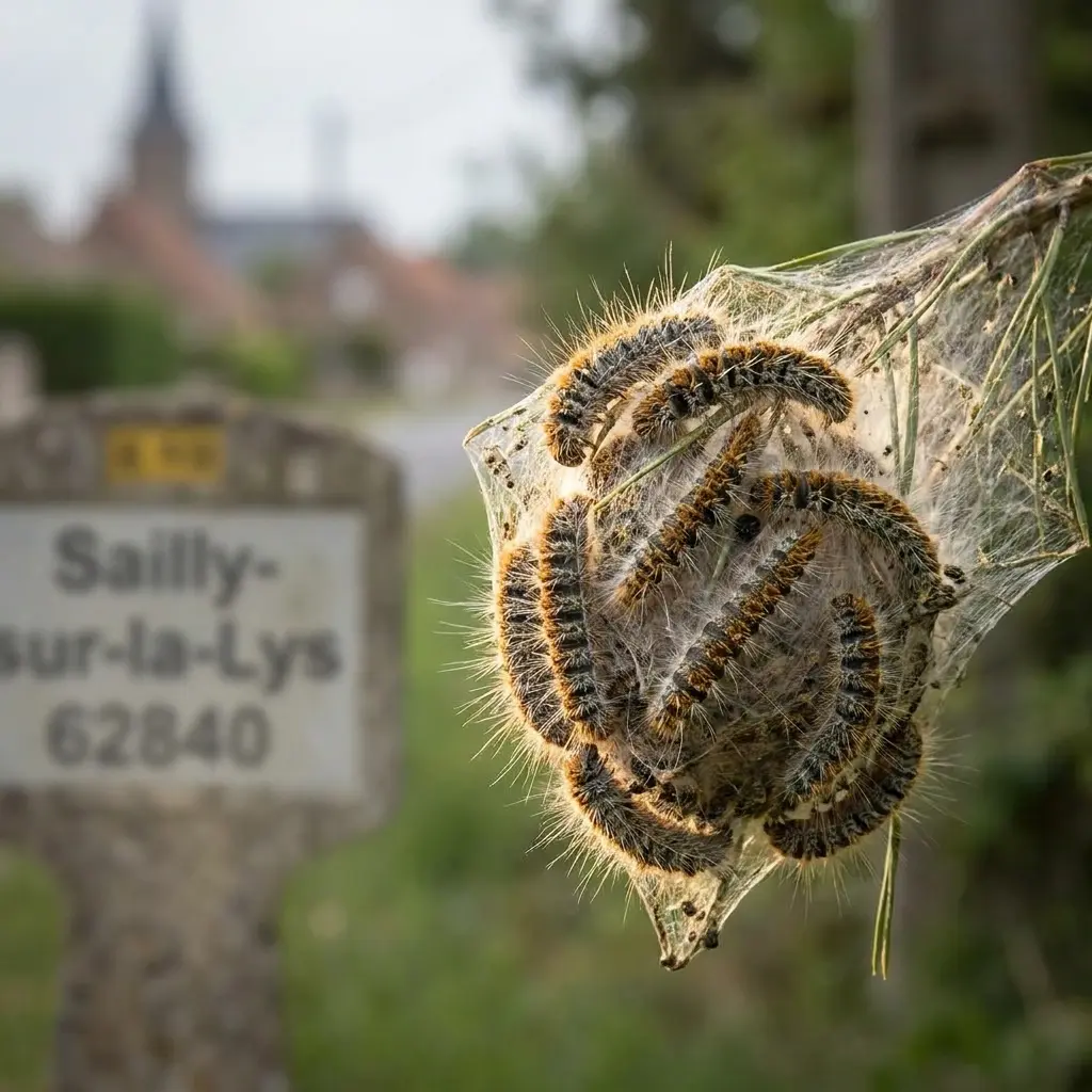 Chenille processionnaire Sailly-sur-la-Lys (62840)