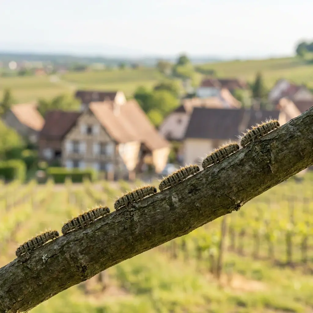 Adopter les bons gestes face aux chenilles à Mittelhausbergen