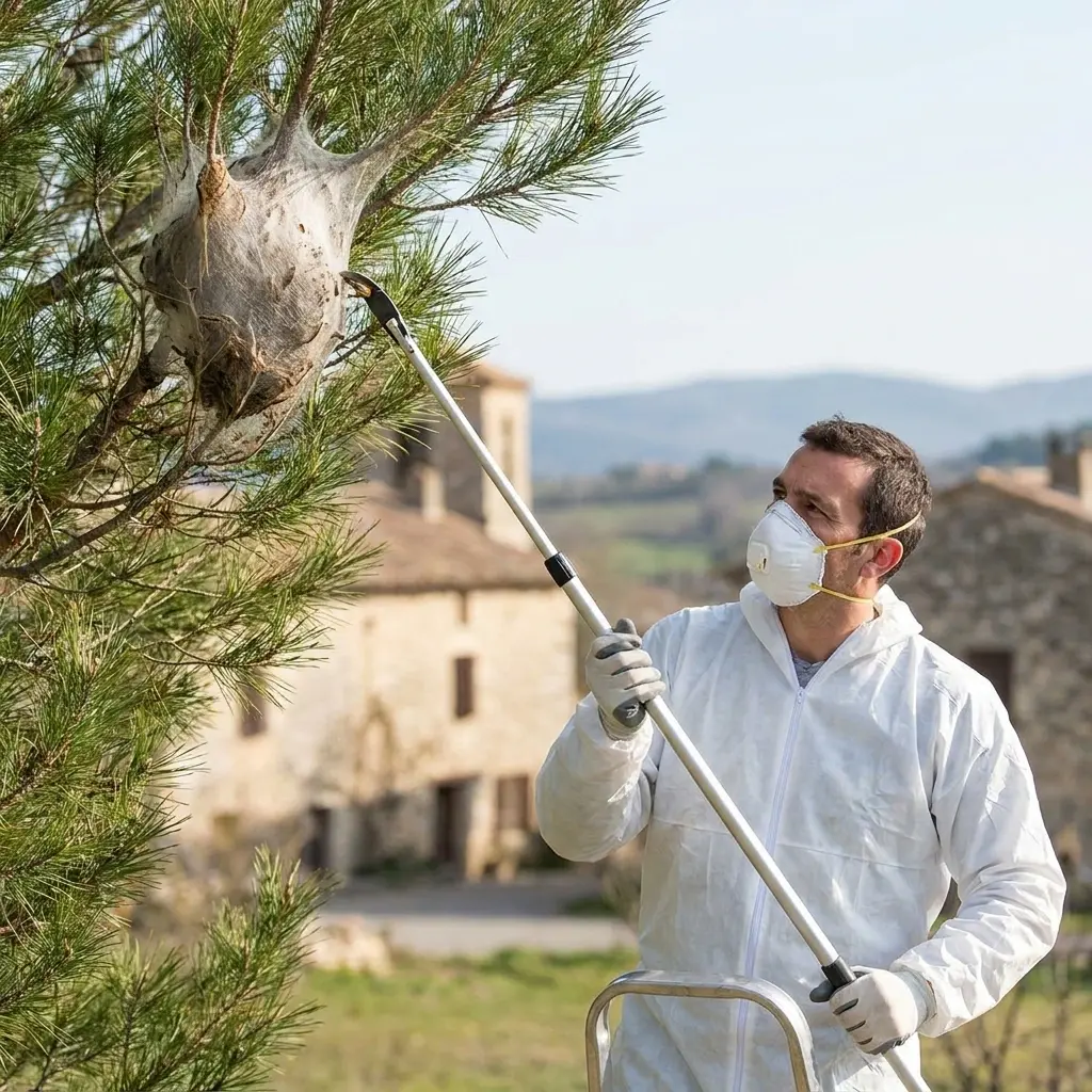 Traitement ciblé contre les chenilles processionnaires