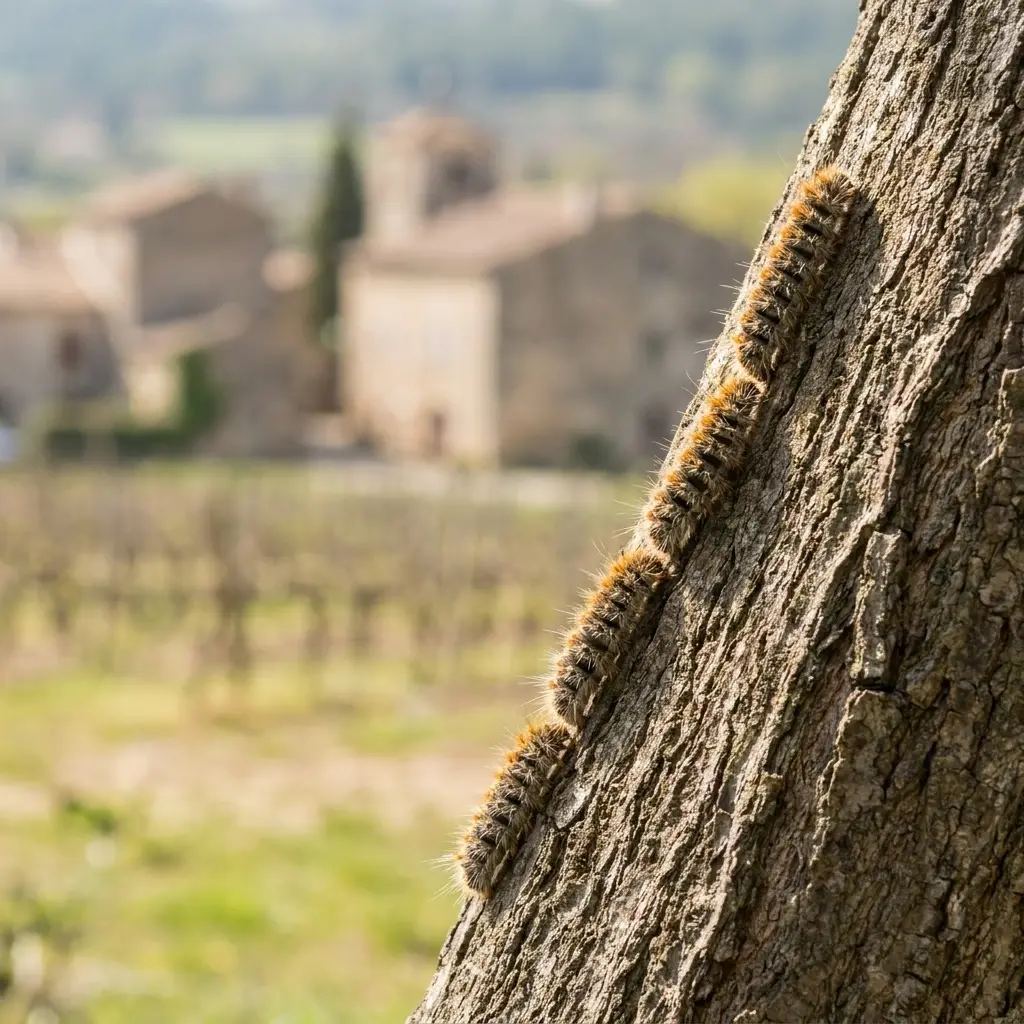 Un traitement ciblé contre les larves urticantes