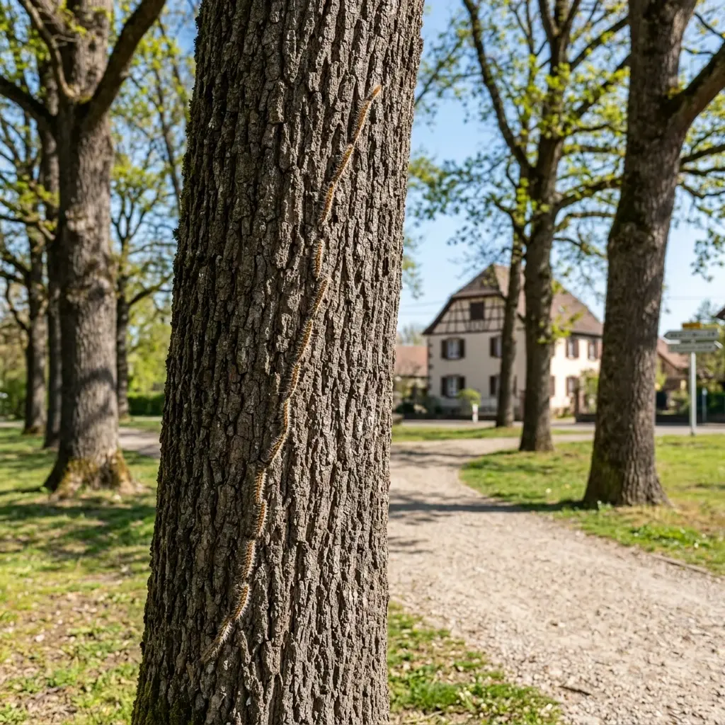Prévenir l'infestation de chenilles à Mertzwiller