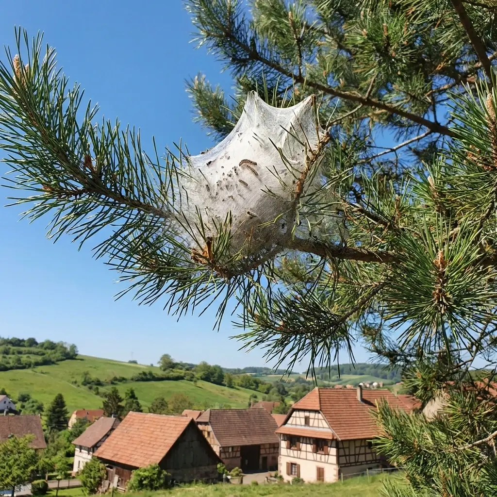 Éradication ciblée des chenilles processionnaires
