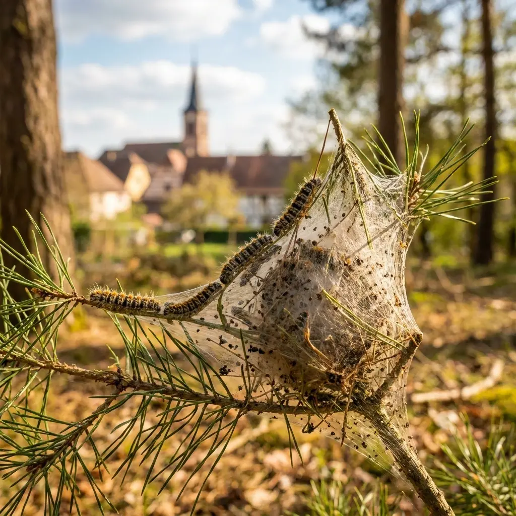 Comment réagir face à une invasion de chenilles processionnaires