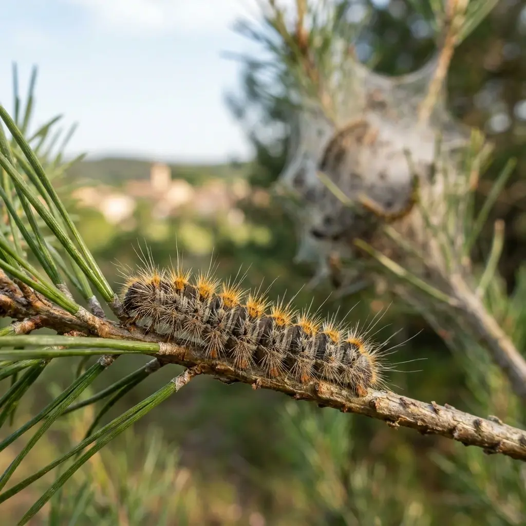 Un traitement ciblé contre les larves processionnaires