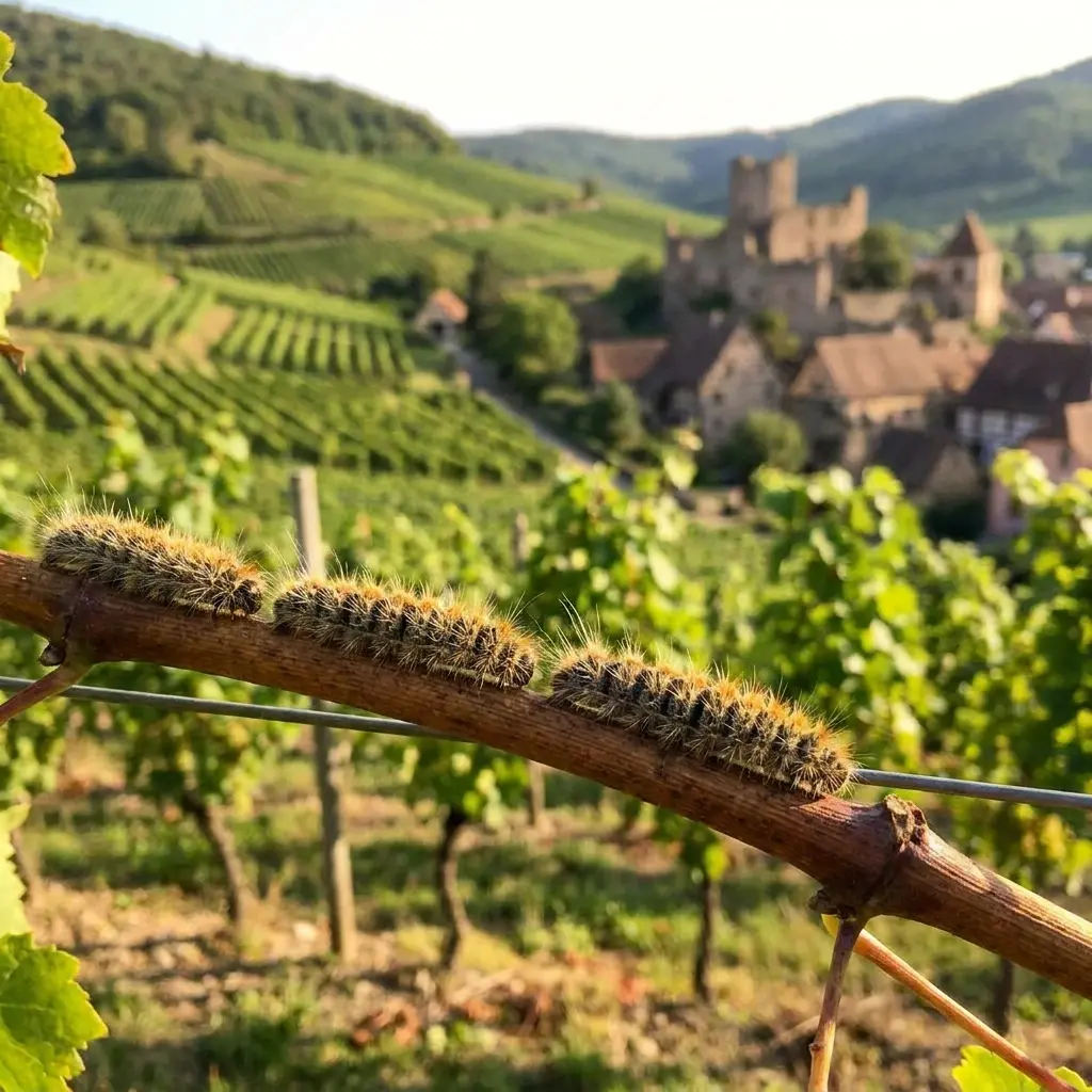 Une stratégie ciblée contre les larves urticantes