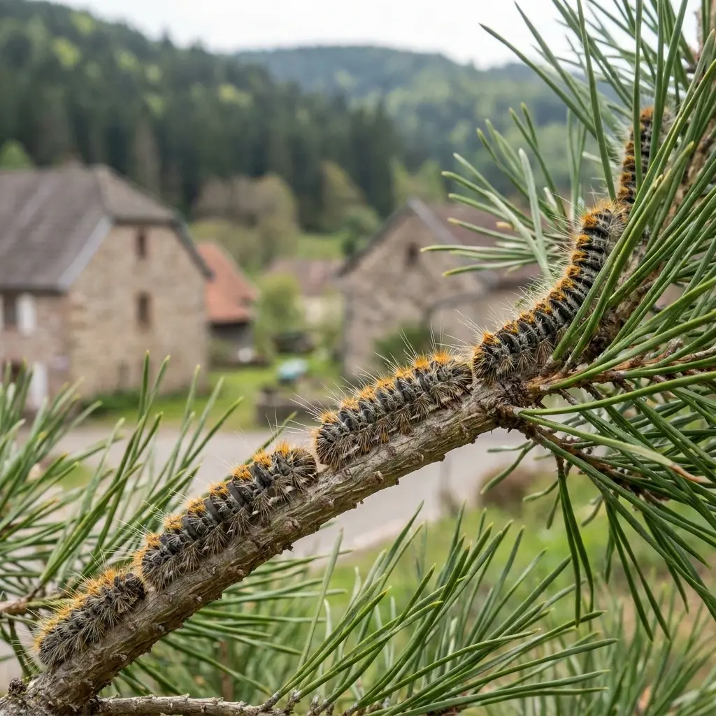 Adopter les bons gestes face aux chenilles processionnaires