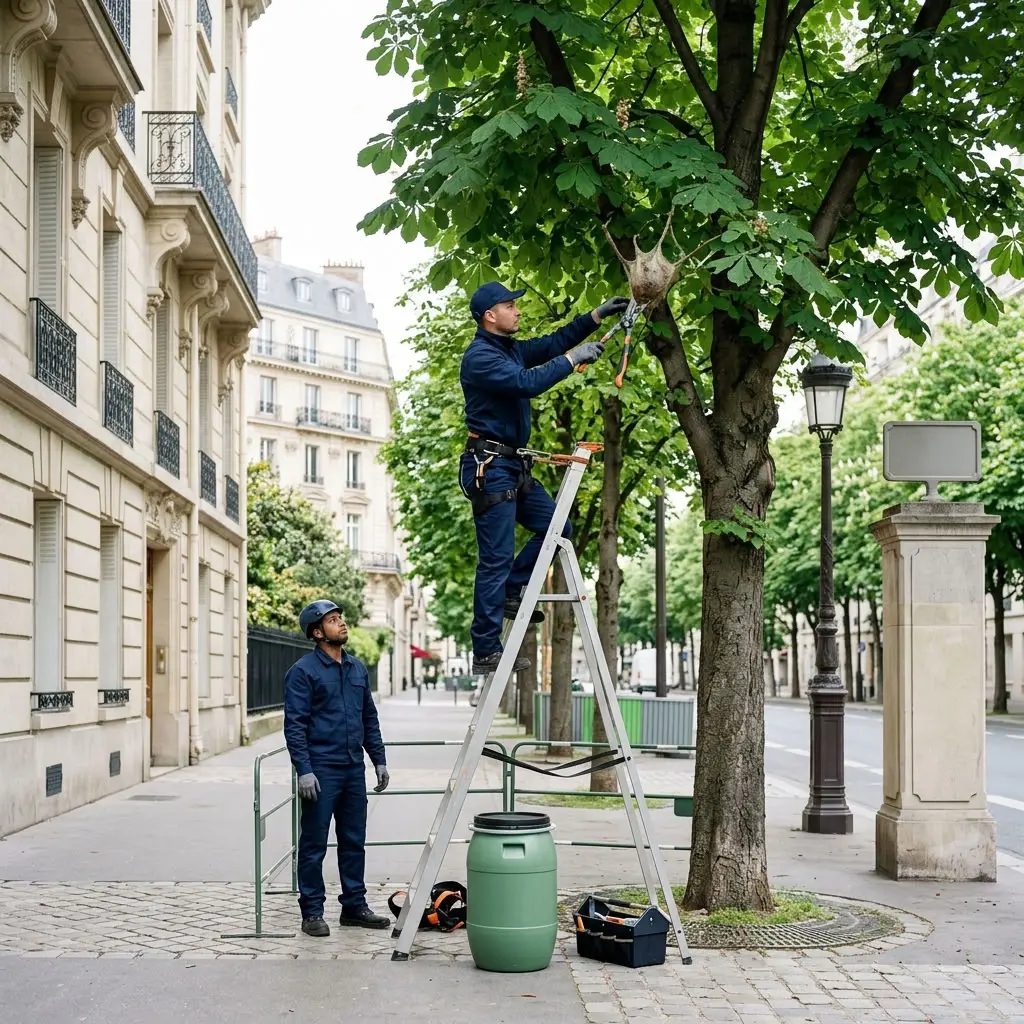 Prévenir l'infestation de chenilles processionnaires à Paris 8e
