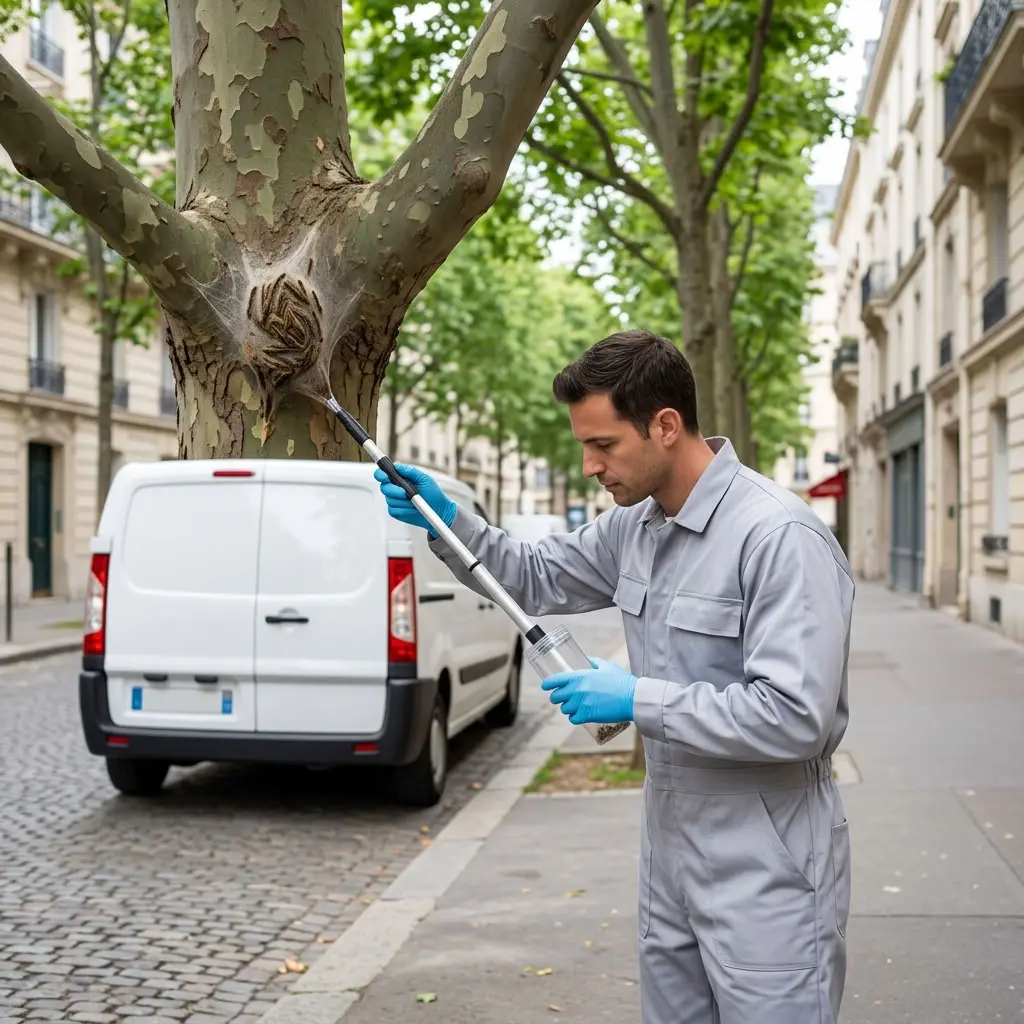 Notre méthode de lutte contre la chenille processionnaire à Paris 9
