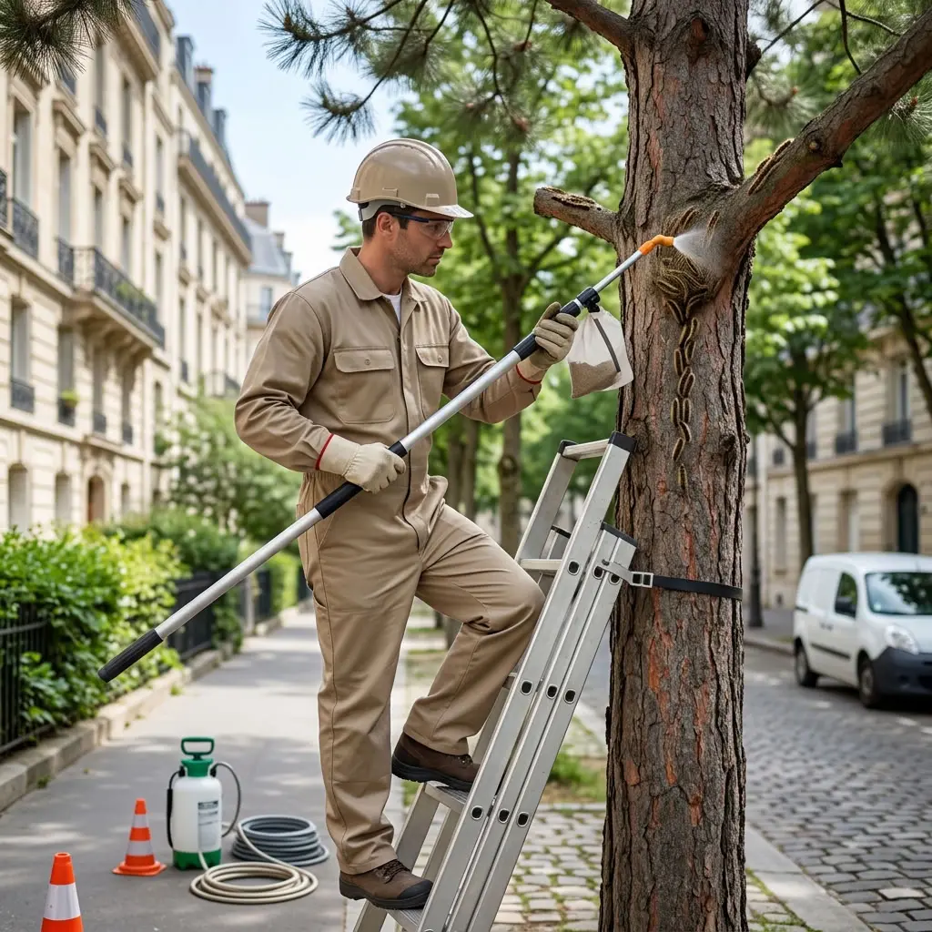 Chenille processionnaire Paris 9 (75009)