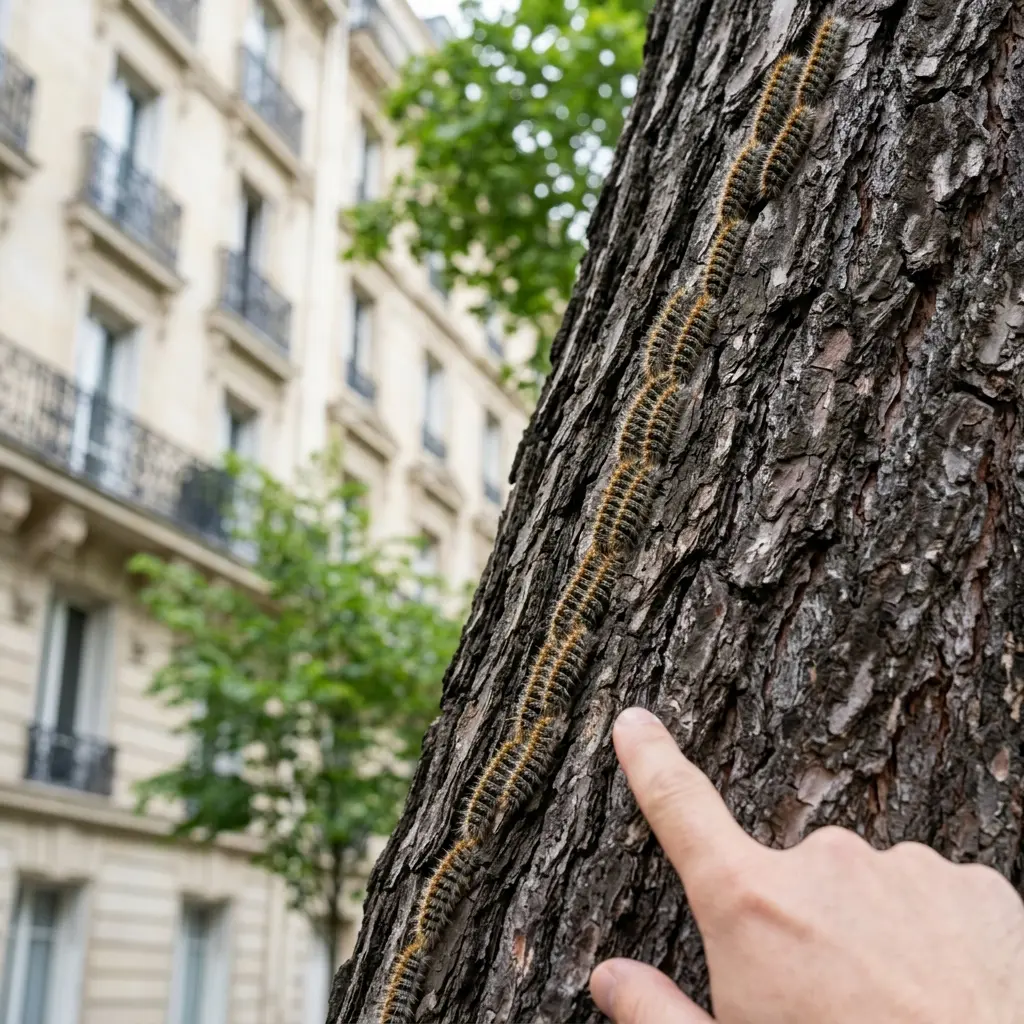 Un traitement ciblé contre les larves urticantes