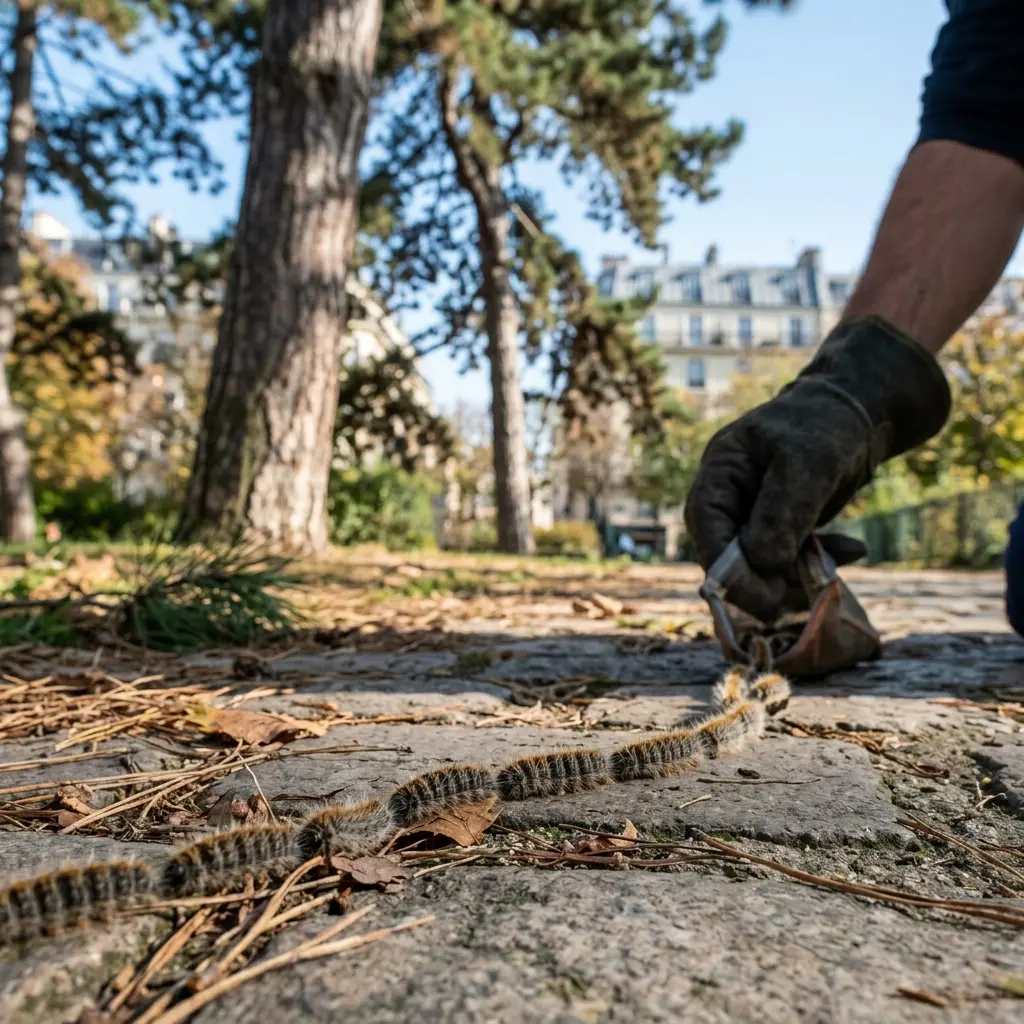 Prévenir et réagir face aux chenilles à Paris 19e