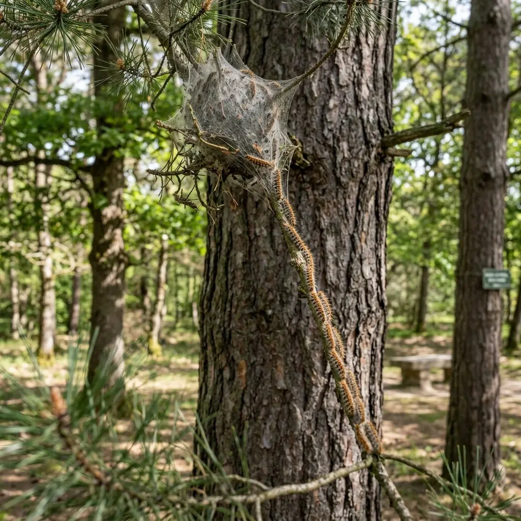 Comment réagir face à une invasion de chenilles à Vaux-le-Pénil ?