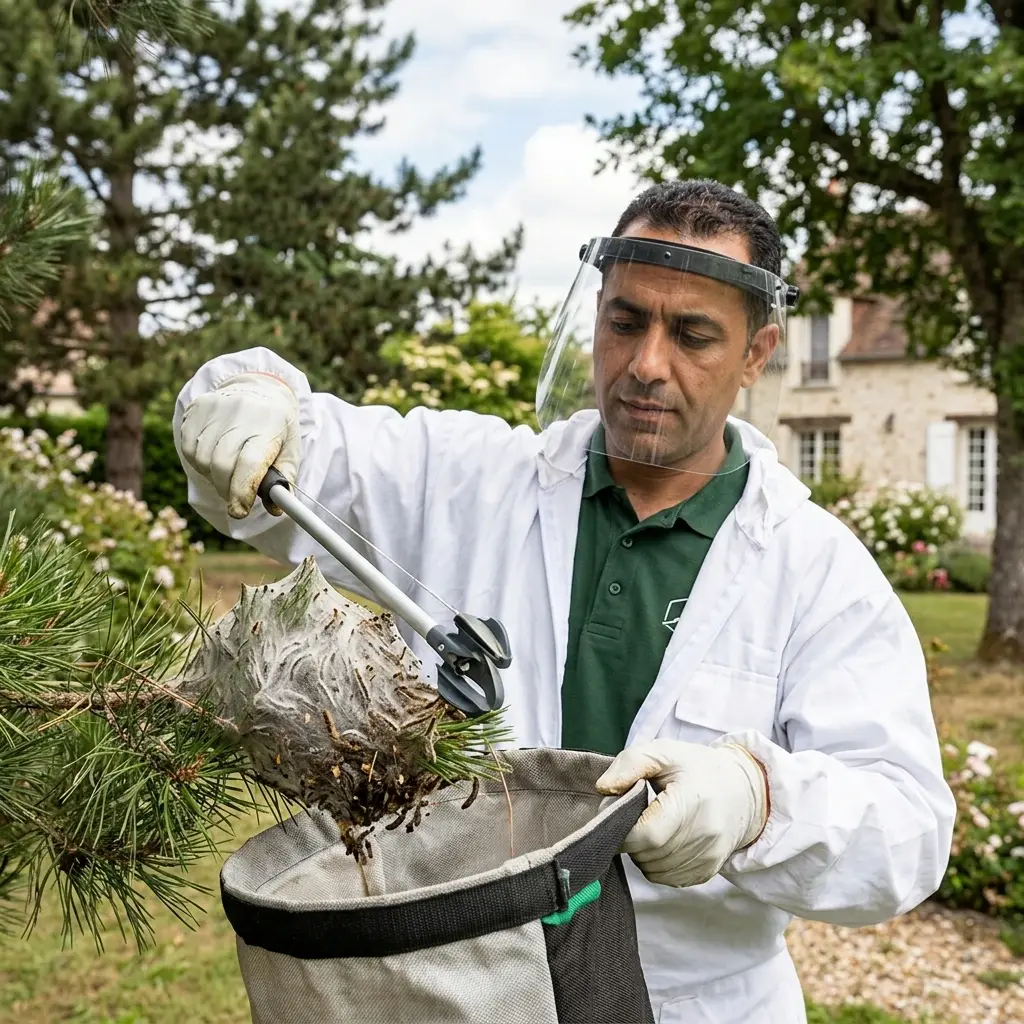 Un traitement ciblé pour éradiquer les chenilles